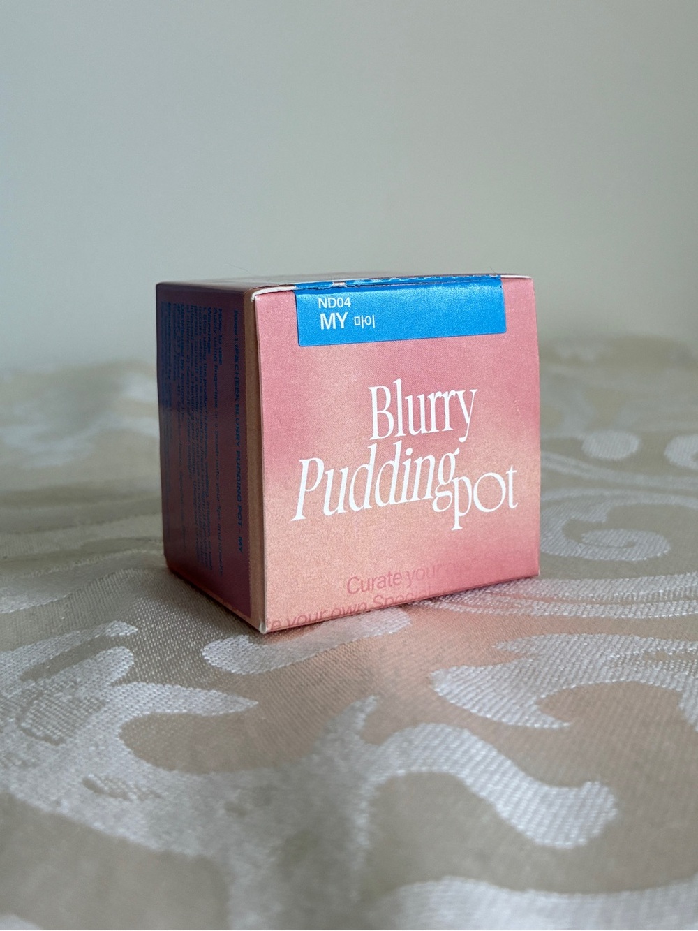 NIB Fwee Blurry Pudding Pot for Cheeks & Lips Shade ND04 My (Peachy Nude)